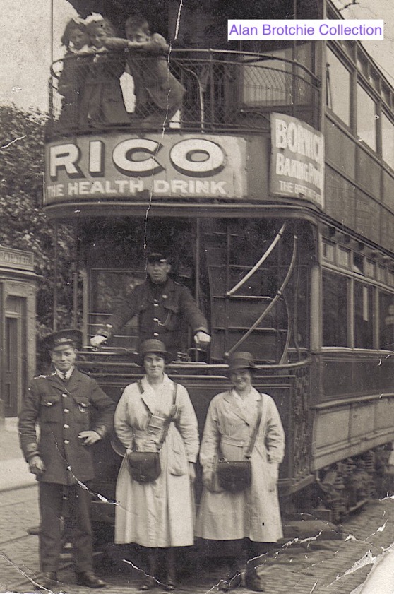 Dundee, Broughty Ferry & District Tramway tram driver and conductresses